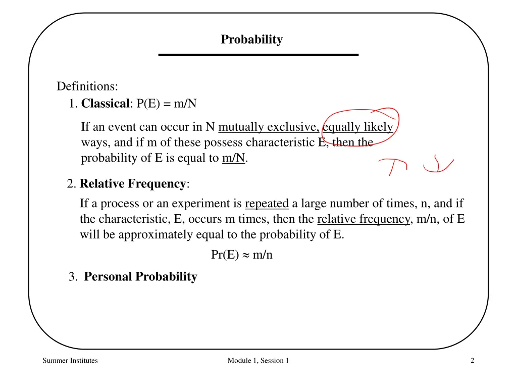 probability 1