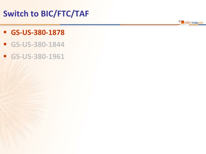 switch to bic ftc taf