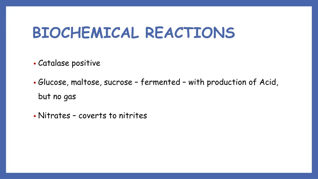 biochemical reactions