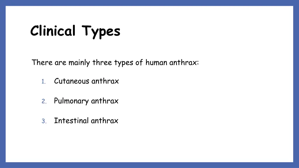 clinical types