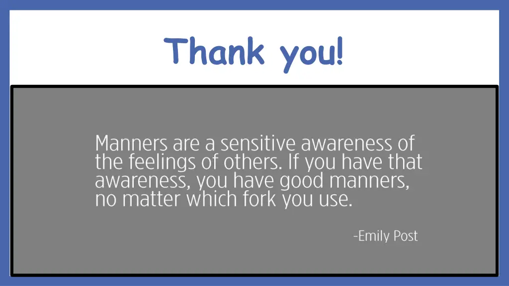 thank you