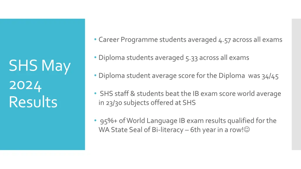 career programmestudents averaged 4 57 across