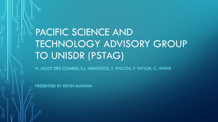 pacific science and technology advisory group