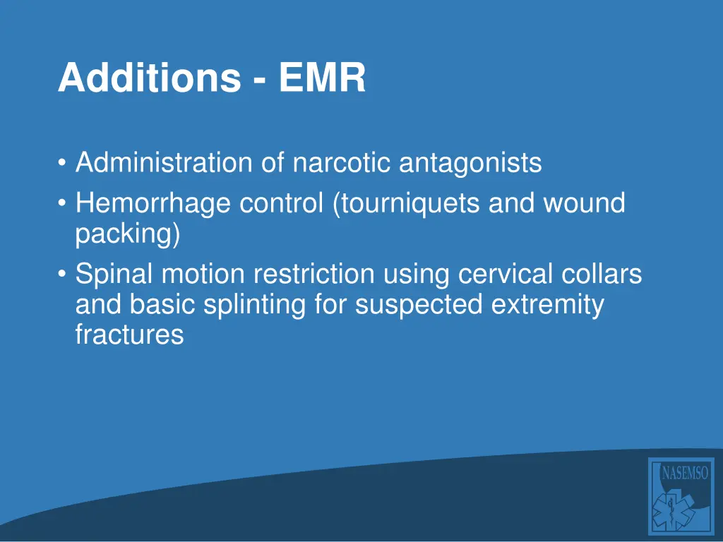 additions emr