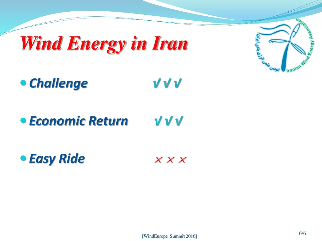wind energy in iran