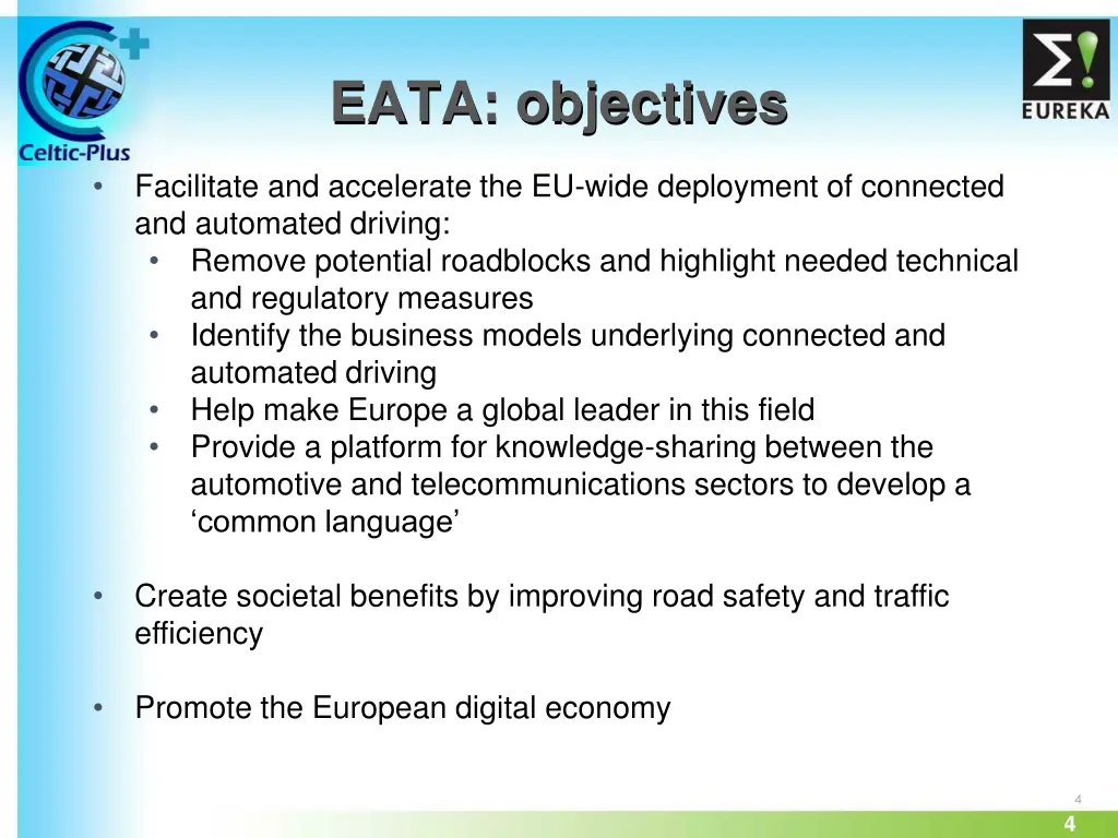 eata objectives