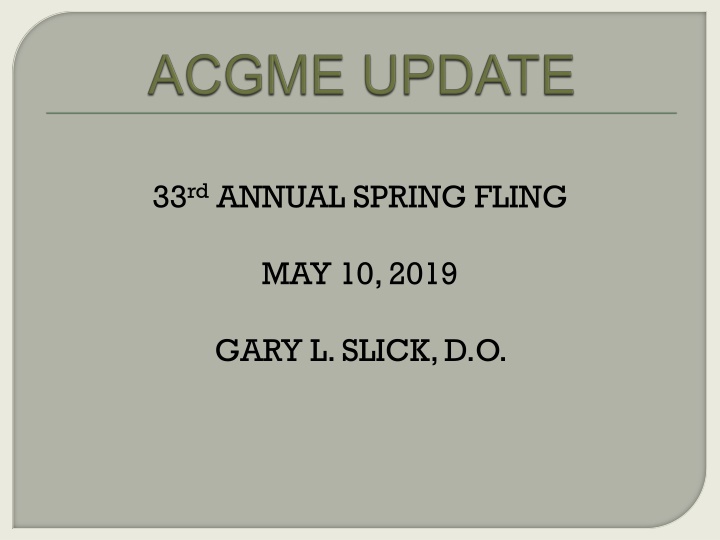 33 rd annual spring fling