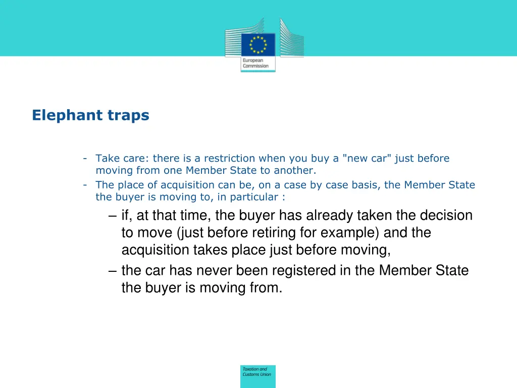 elephant traps