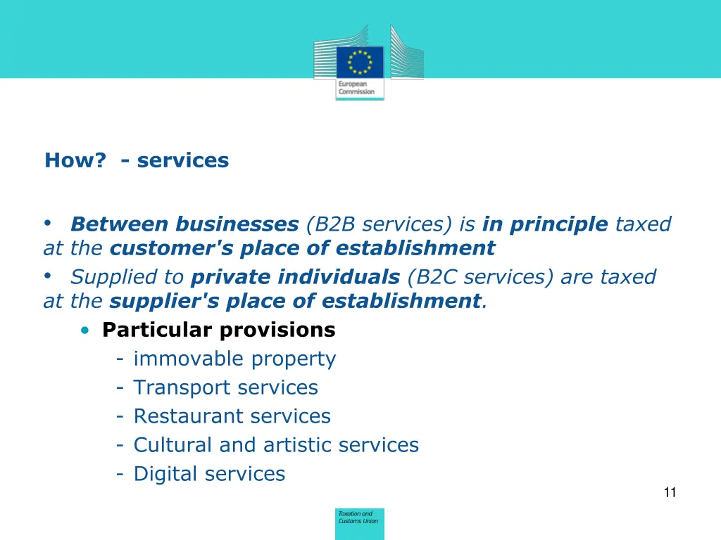how services
