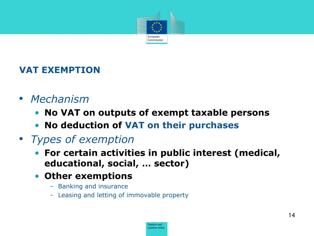 vat exemption