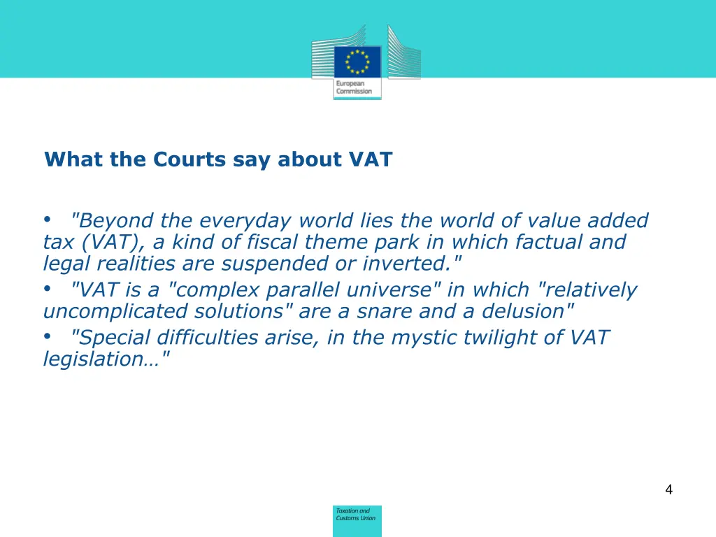 what the courts say about vat