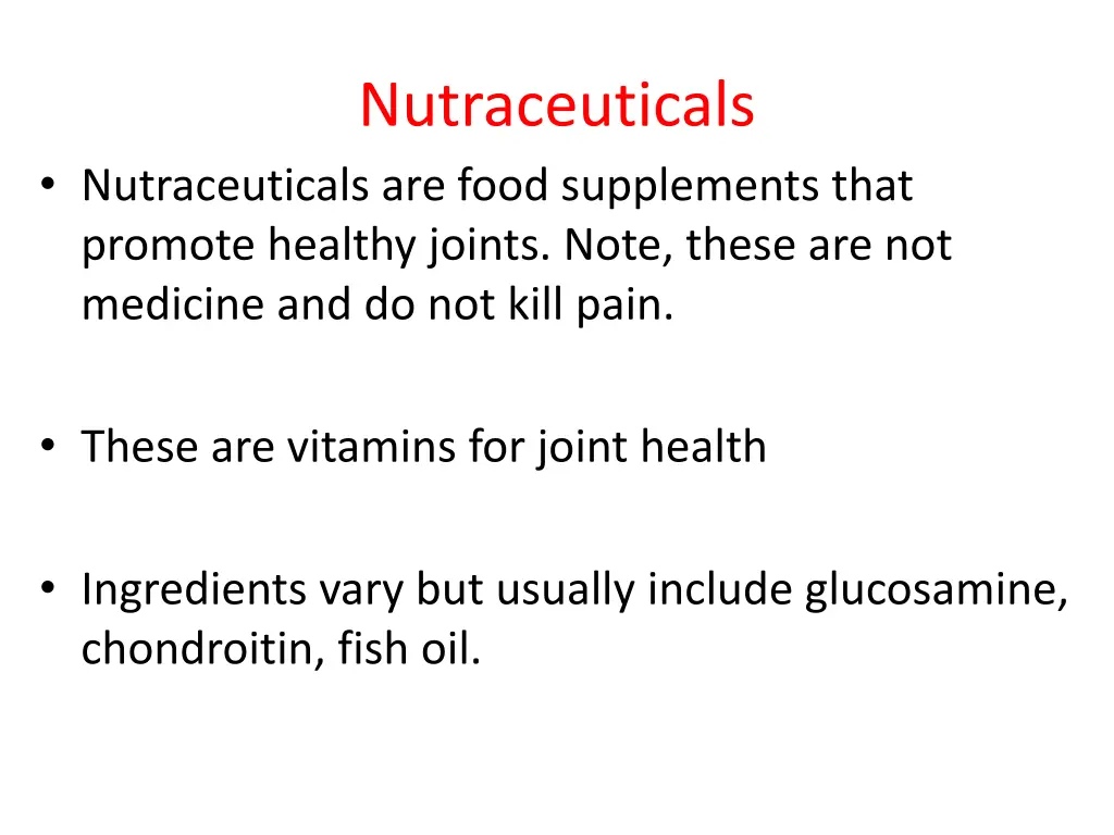 nutraceuticals