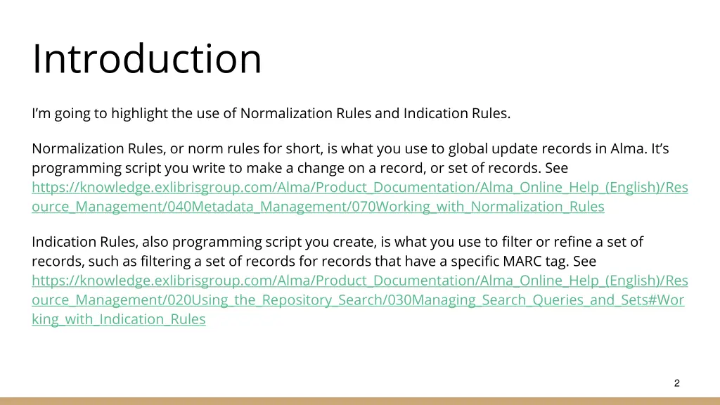 introduction