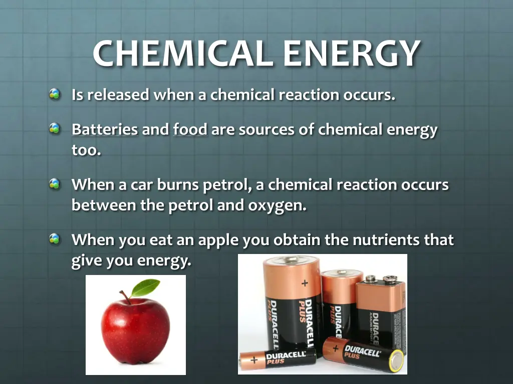 chemical energy