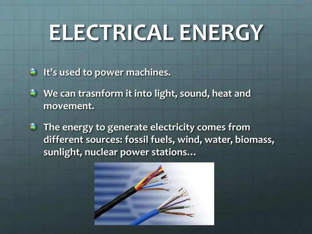 electrical energy