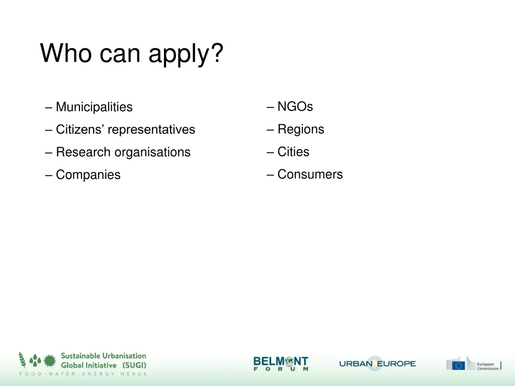 who can apply