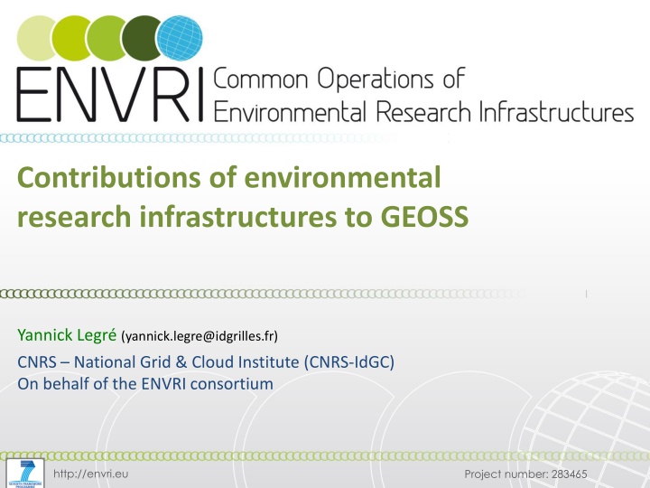 contributions of environmental research