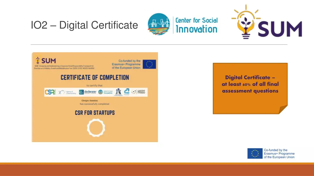 io2 digital certificate