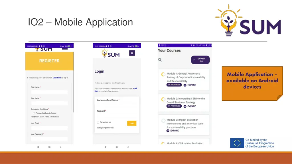 io2 mobile application