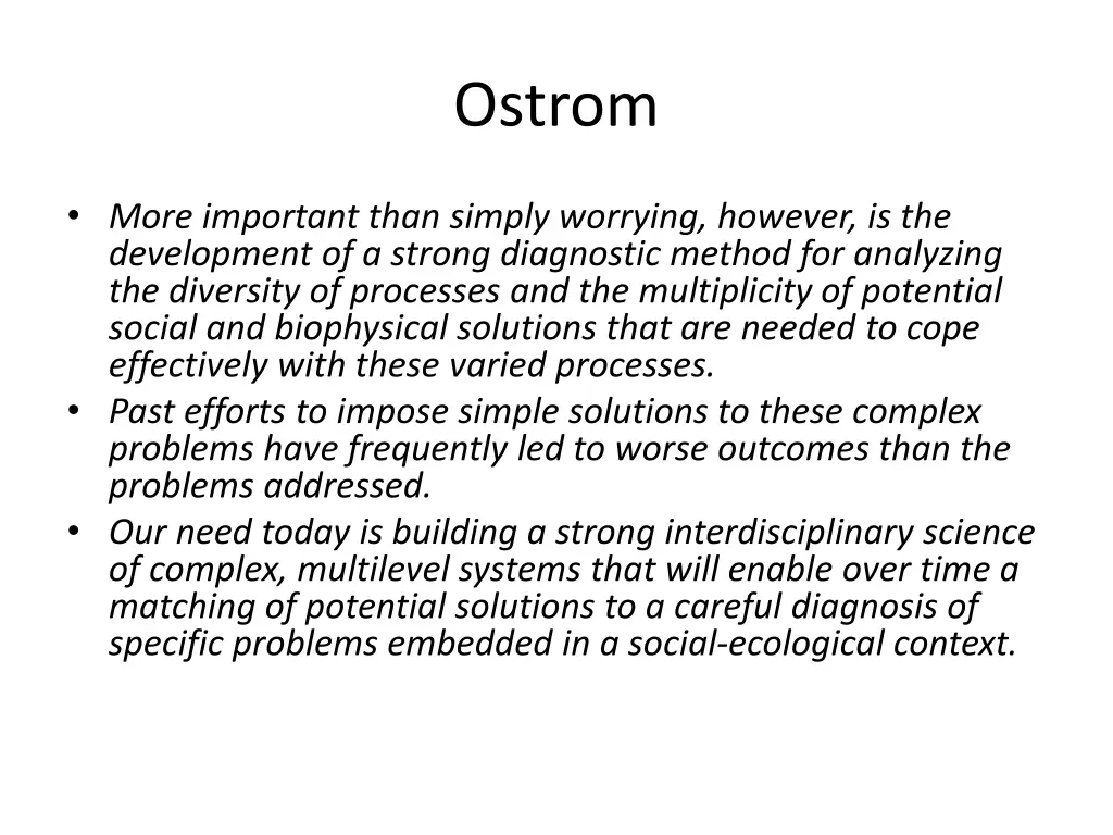 ostrom 1