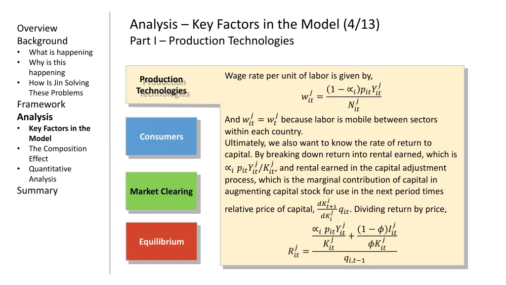 analysis key factors in the model 4 13 part