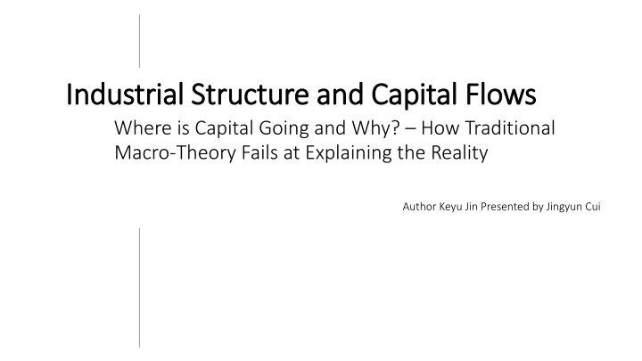 industrial structure and capital flows industrial
