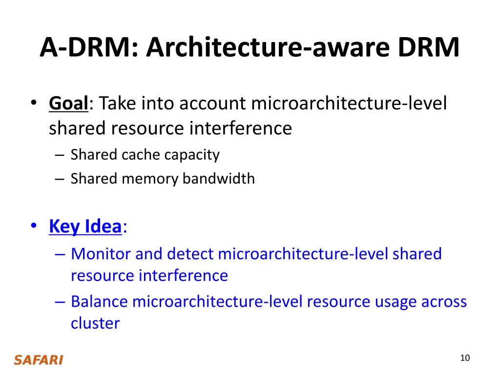 a drm architecture aware drm