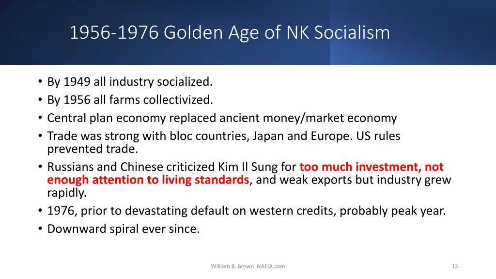 1956 1976 golden age of nk socialism