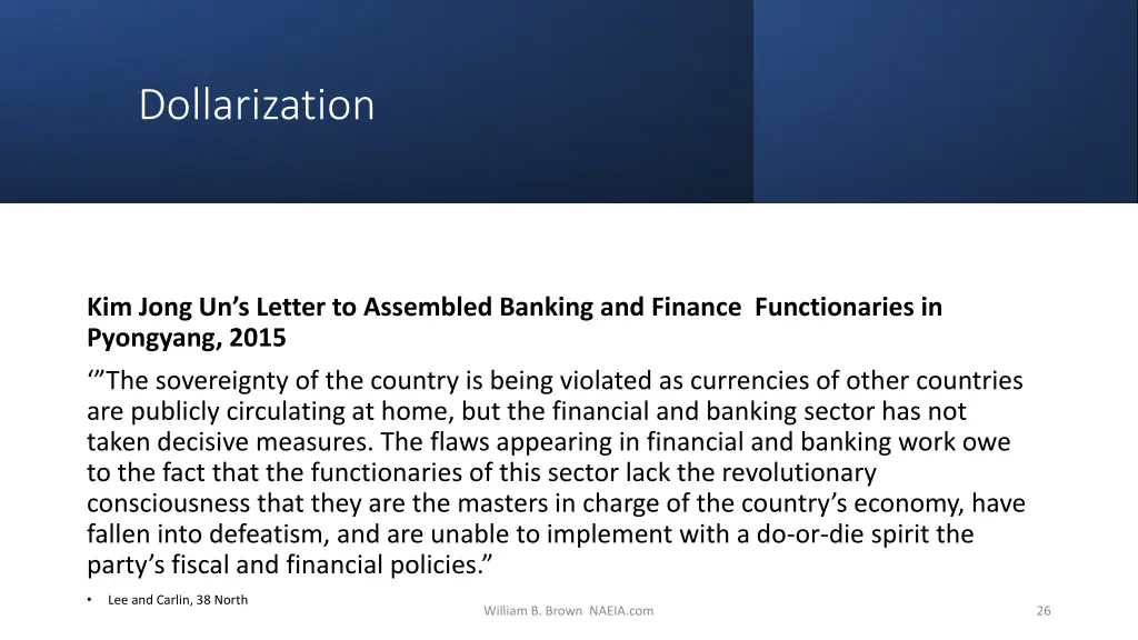 dollarization