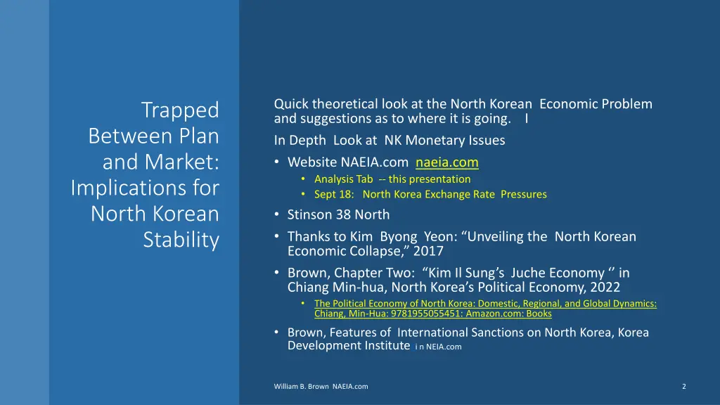 quick theoretical look at the north korean