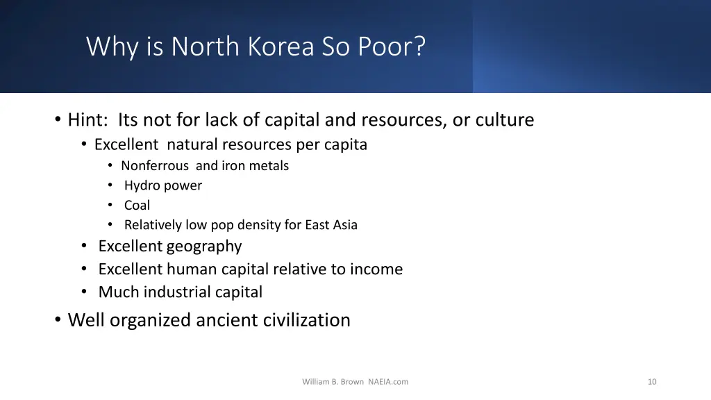 why is north korea so poor