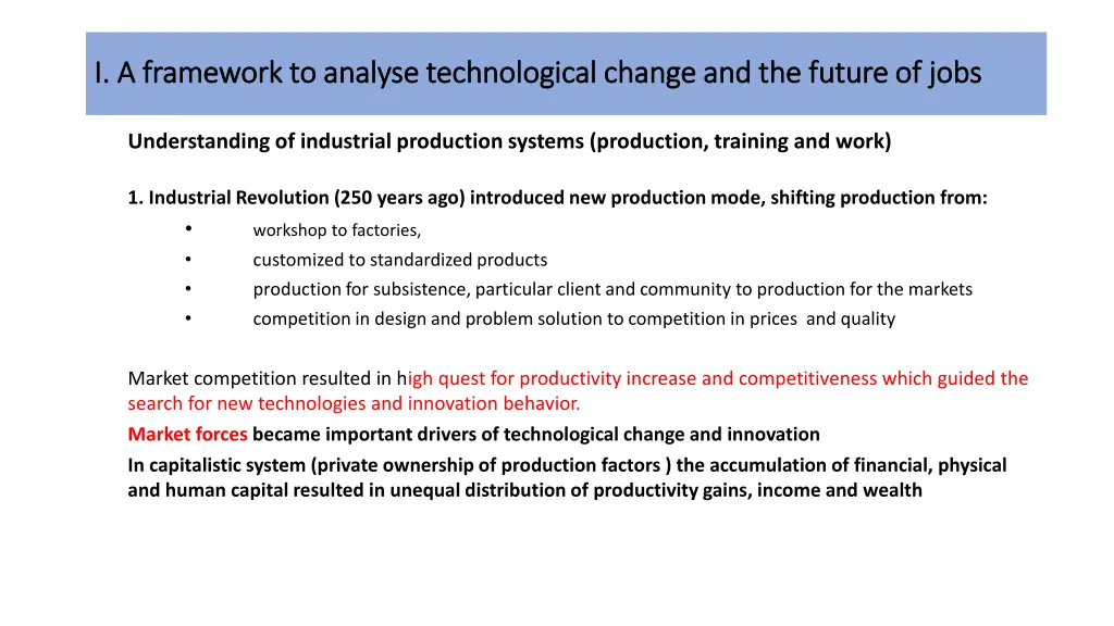 i a framework to i a framework to analyse
