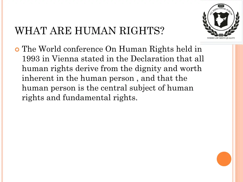 what are human rights 1