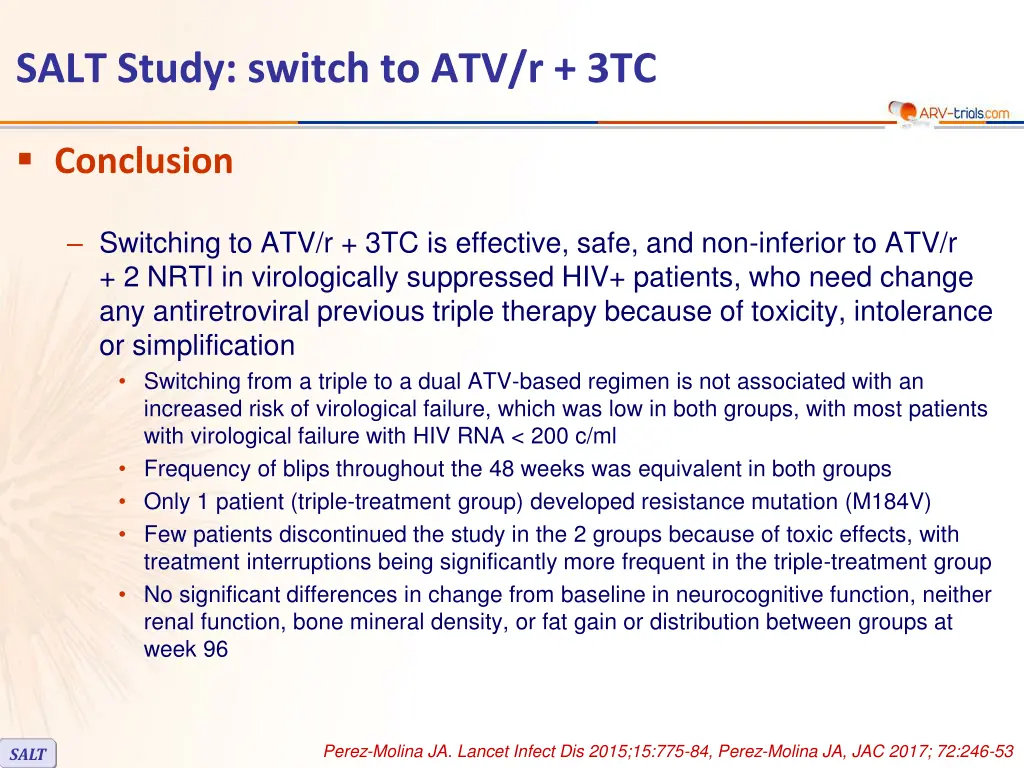 salt study switch to atv r 3tc 4