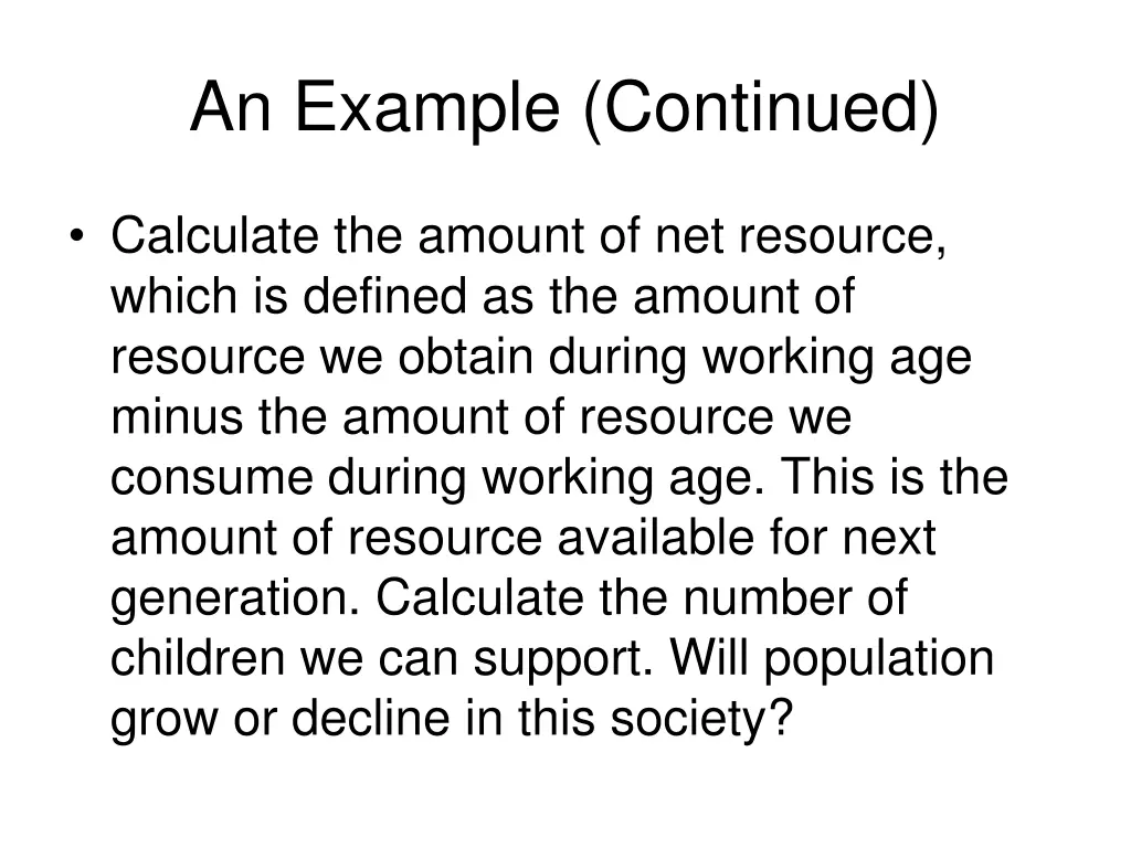 an example continued