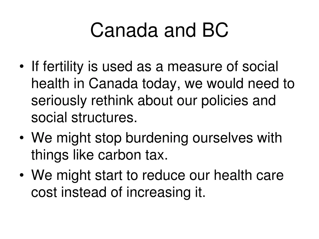 canada and bc