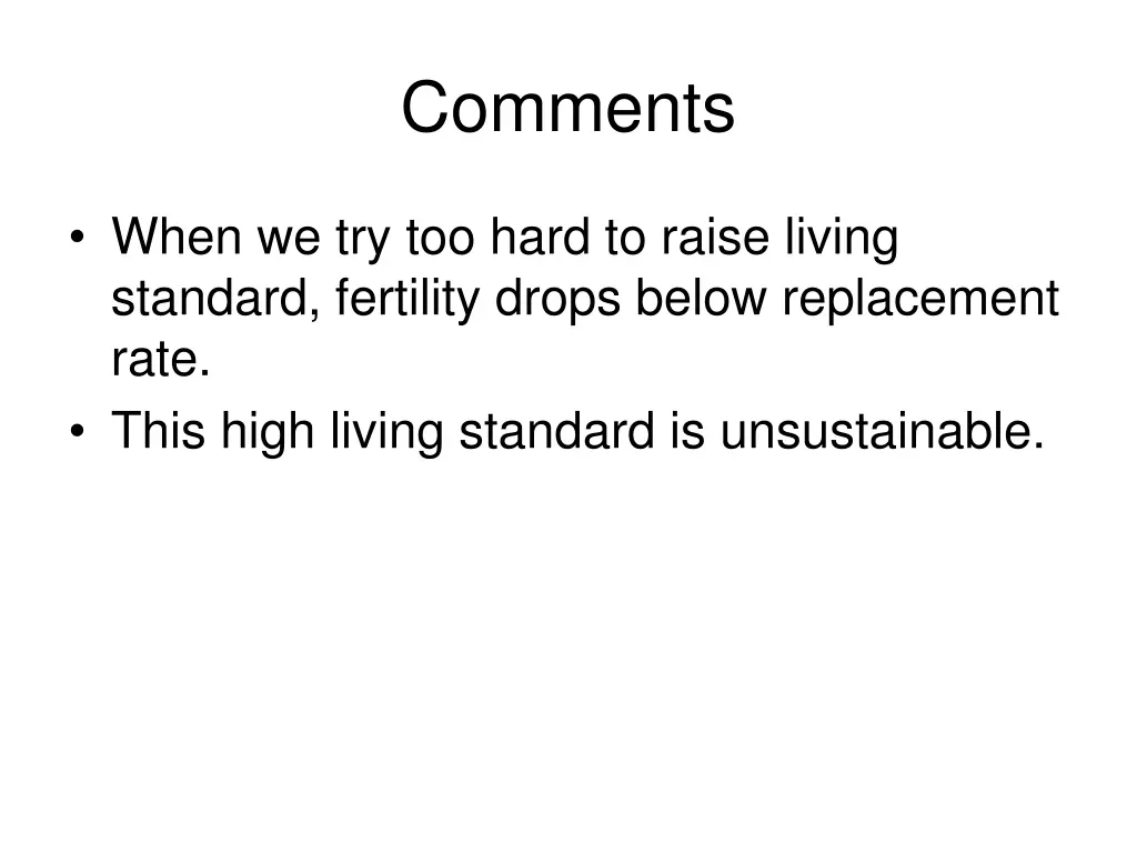 comments