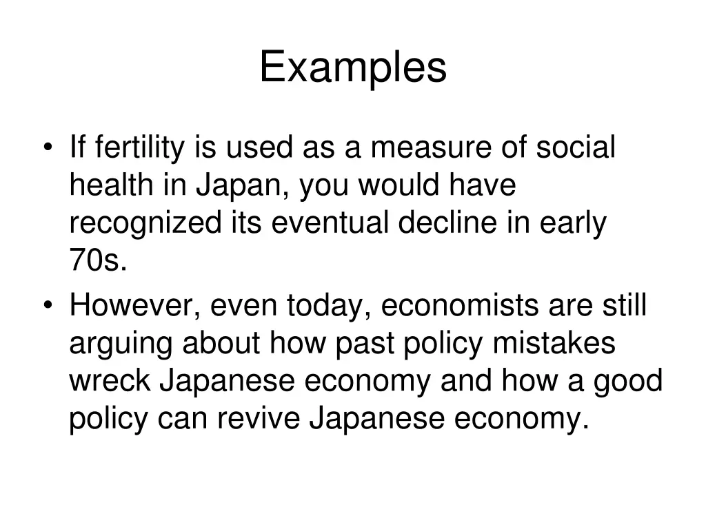 examples