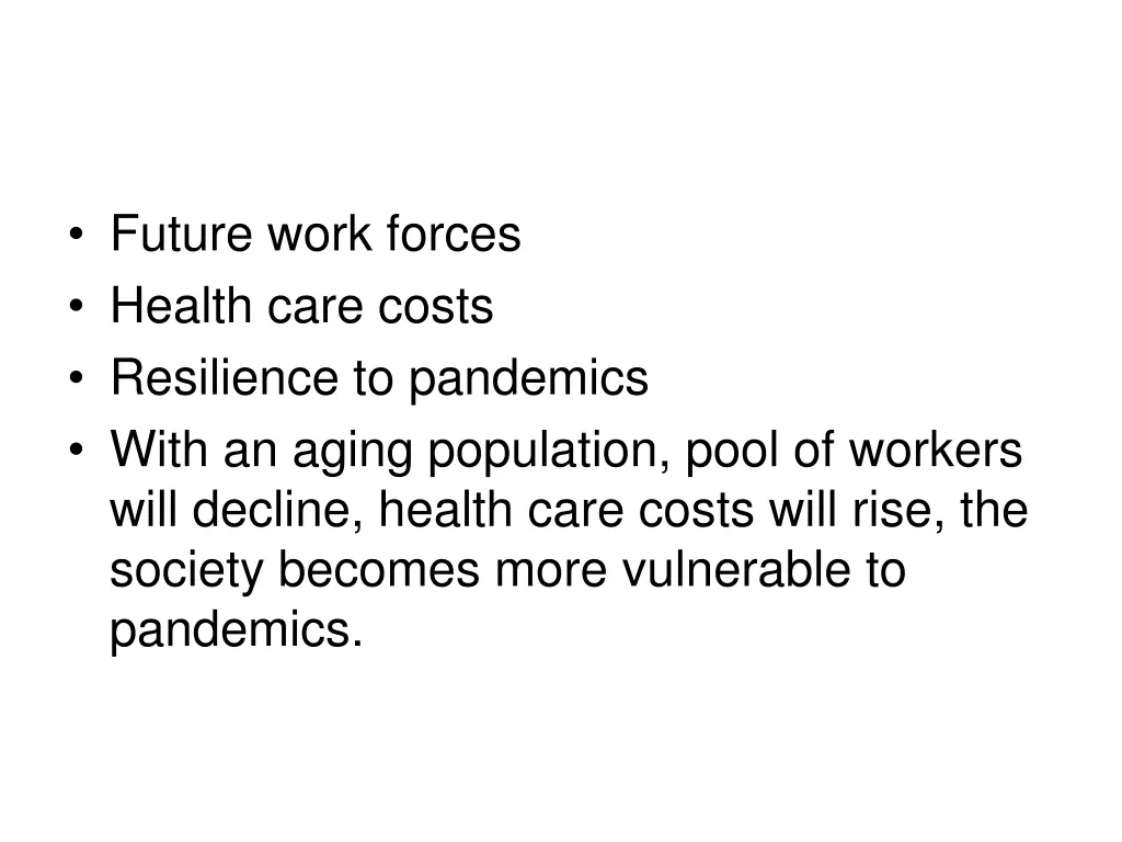 future work forces health care costs resilience