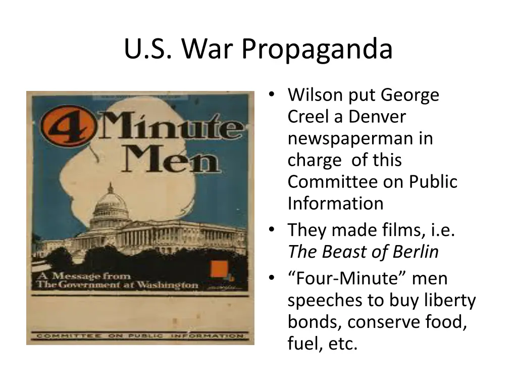 u s war propaganda