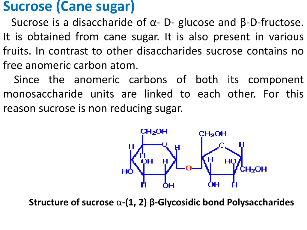 sucrose cane sugar sucrose is a disaccharide
