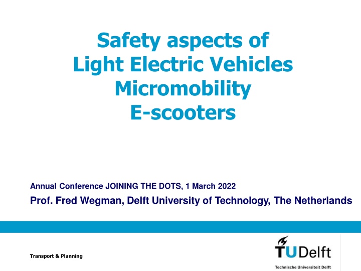 safety aspects of light electric vehicles