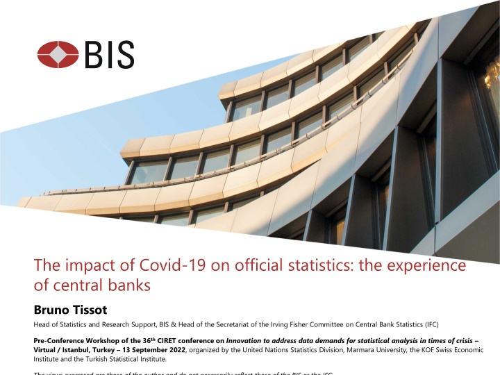 the impact of covid 19 on official statistics