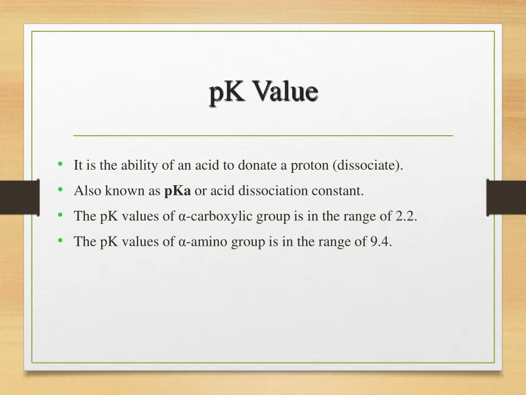 pk value