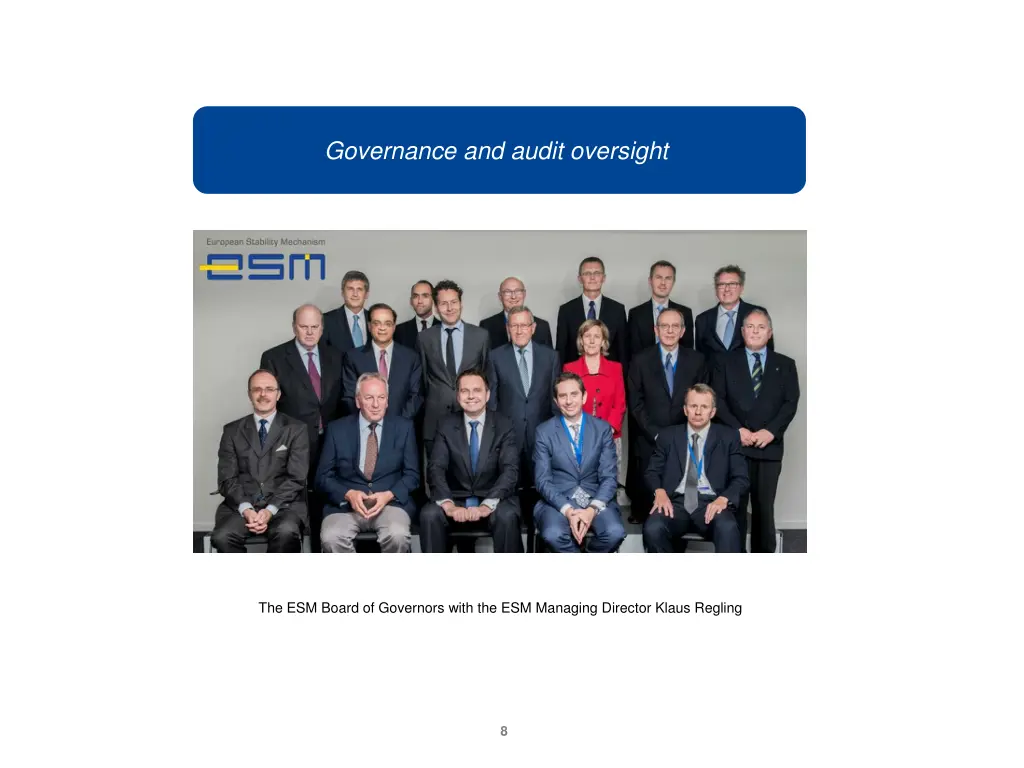 governance and audit oversight