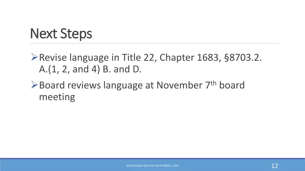 next steps next steps