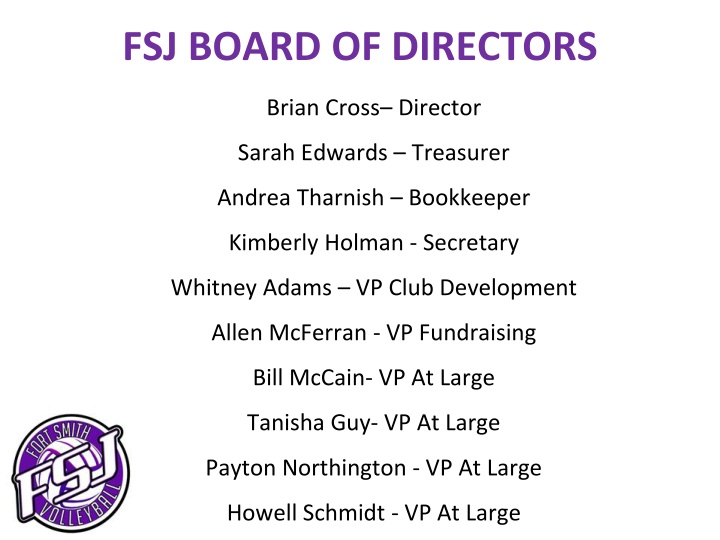 fsj board of directors