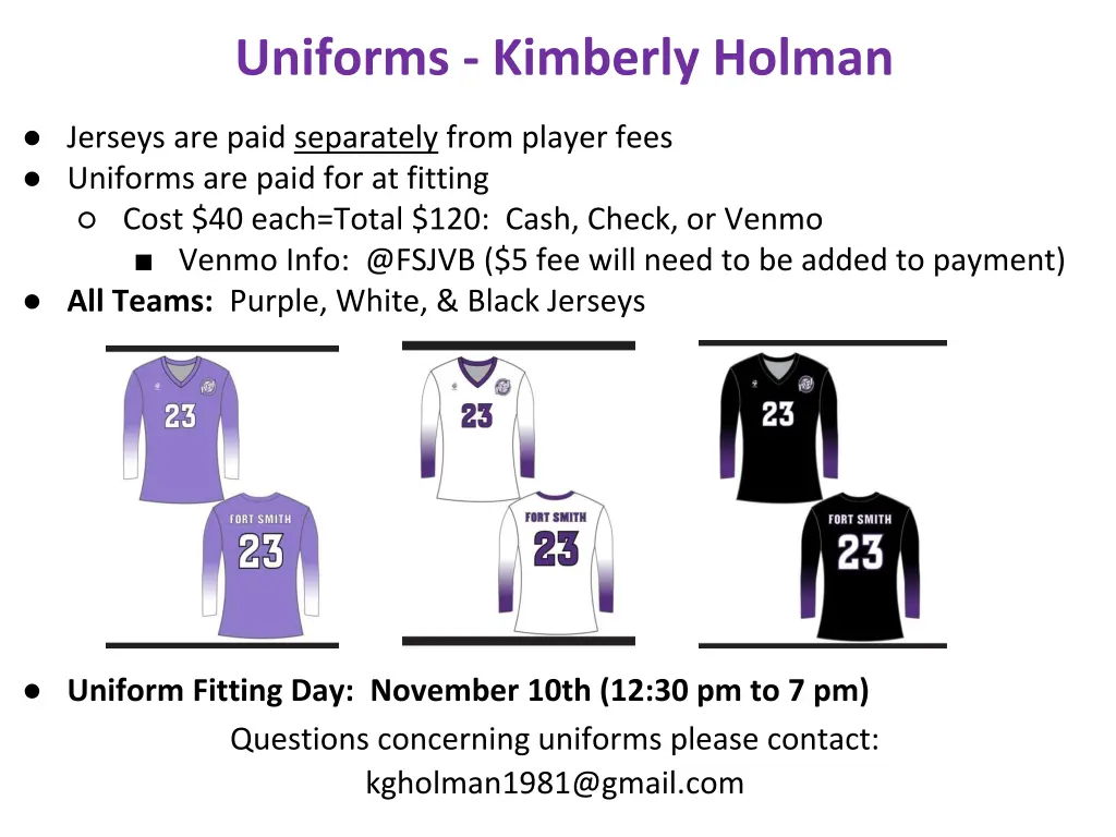 uniforms kimberly holman