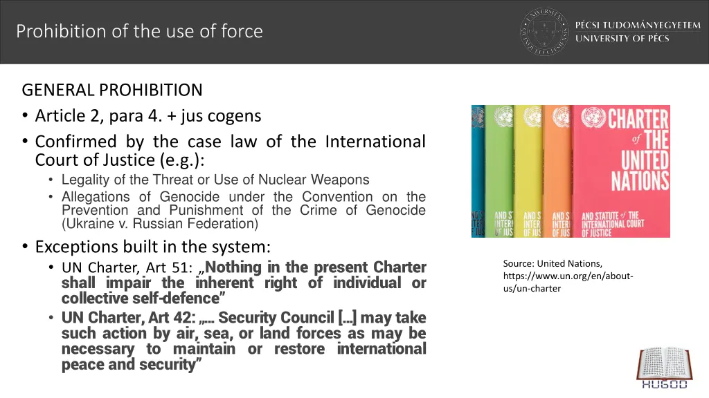 prohibition of the use of force