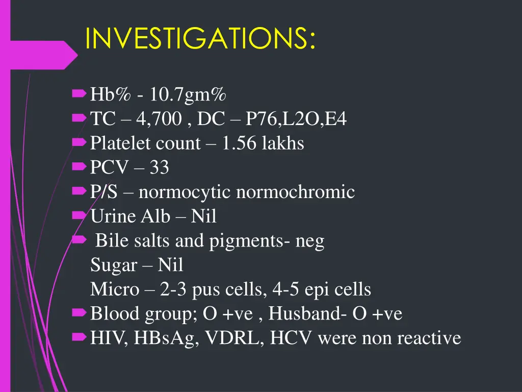 investigations
